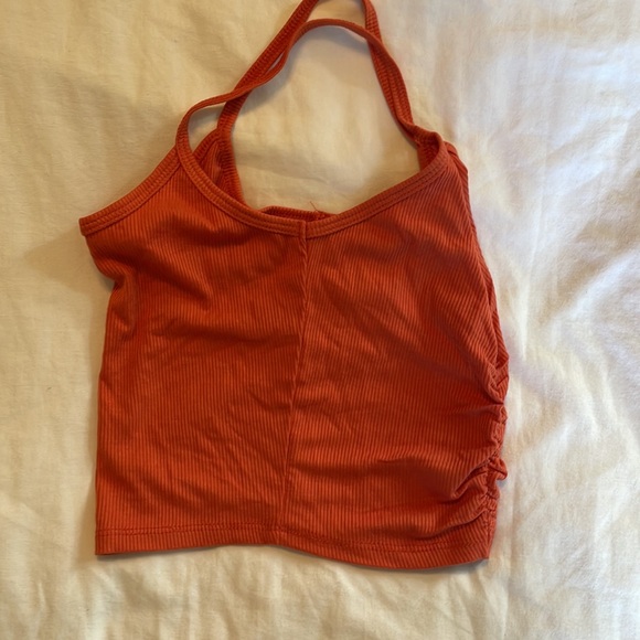 Tilly’s full tilt orange cropped tank top - Picture 2 of 6